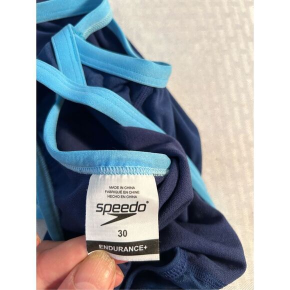 Speedo endurance 30 blue swimsuit - Picture 4 of 7